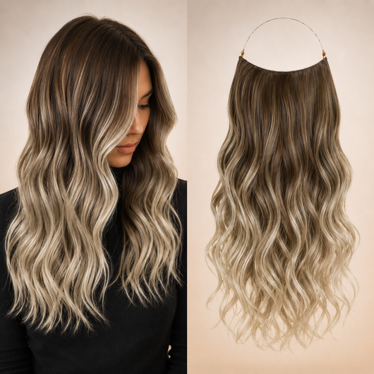 Rosieri Halo Hair Extensions