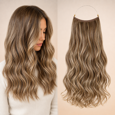 Rosieri Halo Hair Extensions